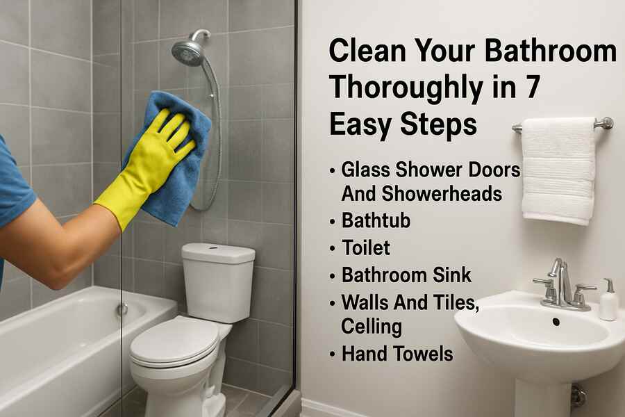 Clean Your Bathroom Thoroughly in 7 Easy Steps