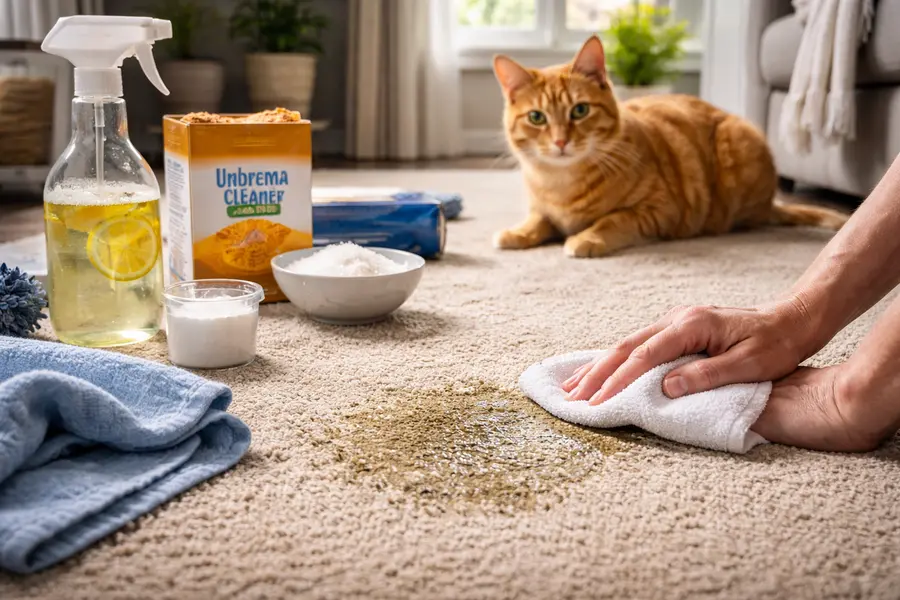 The Best Way to Eliminate Cat Urine Smell from Carpets